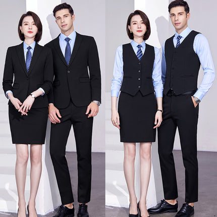 Suit Men's and Women's suit Workplace Dress Business Suit Elastic Slim Fall/Winter Two-button Jacket 4S Sales