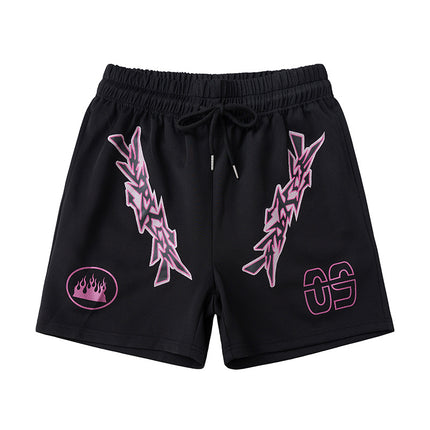 American basketball shorts sports training summer men's four-point ball pants tide retro 4-point niche casual pants wholesale