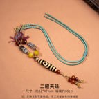 Nine eyes dzi beads