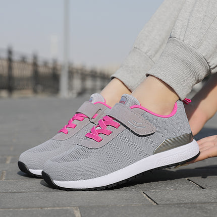 Sports Shoes for Women, Autumn Breathable Mesh, Middle-Aged and Elderly Mothers' Running Soft-Soled Walking Shoes for the Elderly