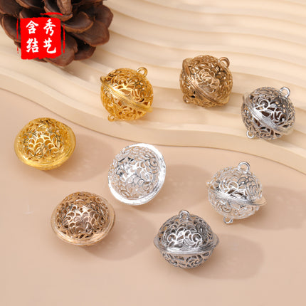 Flower Qian Gu Bell Foot Bell Palace Bell Curtain Bell Pendant Ancient Style Spring Festival Accessories Color-Preserving Phone Pendant Ornament