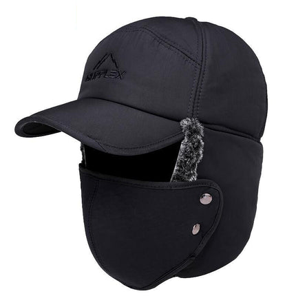 Autumn and winter Lei Feng hat men's warm hat for the elderly thickened fleece-lined winter foreign trade cross-border winter knitted hat wholesale
