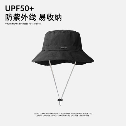 Sun Protection Fisherman Hat for Women Outdoor Mountaineering and Fishing Leisure Versatile Portable Storage Bag Thin Quick-Drying Sun Hat