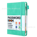 Foreign trade strap password book-algae green