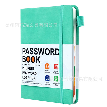 Amazon Cross-border Code Book English Address Book Phone Book in stock Strap b6 Notebook Subsite Record Book