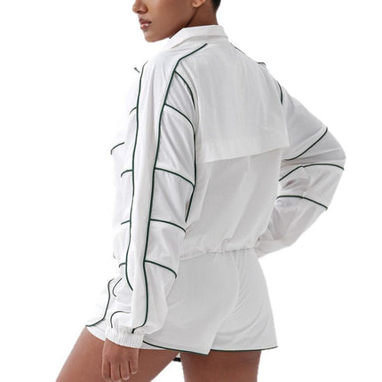 New Quick-drying Tennis Coat Women's Running Long-sleeved T-shirt Sports Top Outdoor Badminton Slimming Fitness Clothes