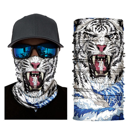 Xun Hui picture series magic scarf printed men's and women's sports multifunctional sunscreen windproof riding mask spot