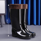 Thickened black bottom high tube [cotton removable] / 39