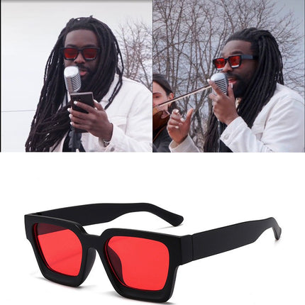 Box Y2K European and American Sunglasses Sunglasses UV Fashion Russian Amazon Cross-border All-match ins Men and Women