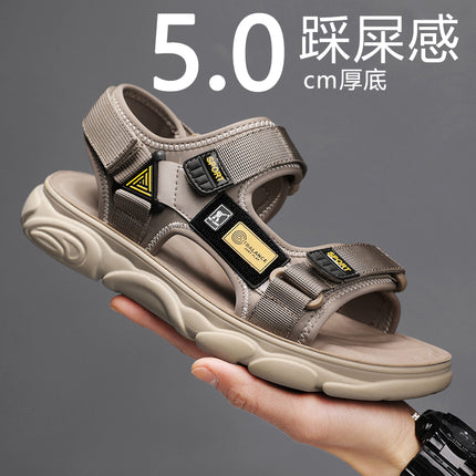Beach Sandals Men's 2025 New Summer Outer Wear Roman Men's Driving Shoes