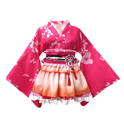 All Employees Lovelive Summer Festival Yukata Awakening Real Ji Haiwei Fruit Kimono Exported to Japan Jile Jingwan House