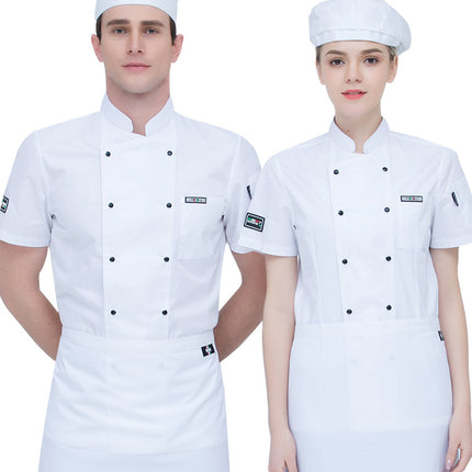 Wholesale Restaurant Chef Work Clothes Long Sleeve Autumn and Winter Catering Hotel School Canteen Special Kitchen Labor Protection Clothing