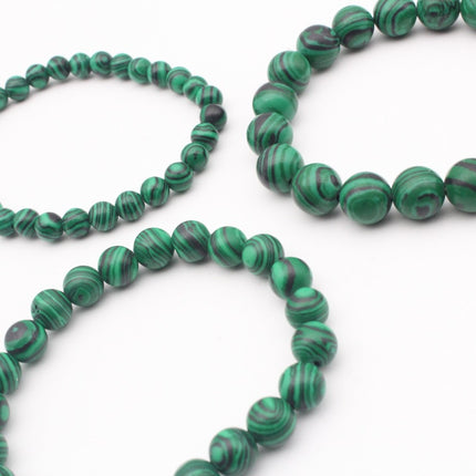 Amazon Europe and the United States cross-border hot 8MM beads bracelet green malachite energy bracelet yoga bracelet wholesale