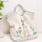 Light gray badge rabbit / Medium m