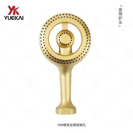 Yuekai Stove Accessories Universal Gas Cooker Stove Golden 90# Honeycomb Stove Cast Iron Universal Stove
