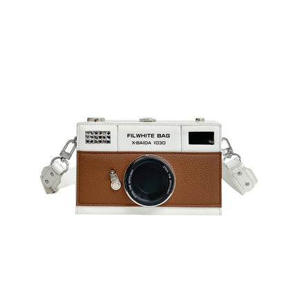 Ins Retro Crossbody Bag for Women Simple Couple Mobile Phone Bag Trendy Cool Camera Shoulder Mobile Phone Coin Purse Men's Crossbody Bag