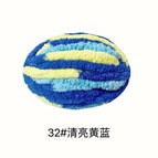 32 clear yellow and blue