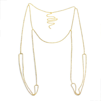 European and American Export Jewelry, Rhinestone Body Chain, Flash Diamond Claw Chain, Beautiful Leg Chain, Sexy Body Chain, Body Chain