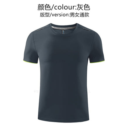 Loose Crewneck Running Basketball Short-sleeved Sports Class Clothes Cool-feeling Quick-drying Summer League Building Sports T-shirt