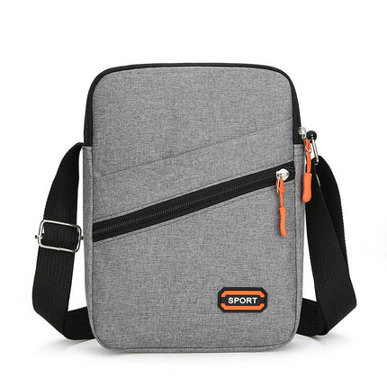 2024 New Men's Bag Fashion Casual Men's Chest Bag Multifunctional Outdoor Portable USB Charging Shoulder Messenger Bag