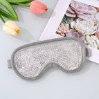 Ice bead eye mask gray (white beads) type A