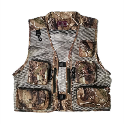 Cross-Border Wholesale Fishing Vest Tactical Vest Mesh Outdoor Breathable Sports Vest Camouflage Tactical Vest