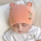 anni Letter Orange Single Hat / 1-12 months 38-46cm