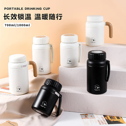 Cross-border Stainless Steel Large Capacity Outdoor Sports Water Cup 316 Tea Water Separation Thermos Cup High Color Value Student Water Cup
