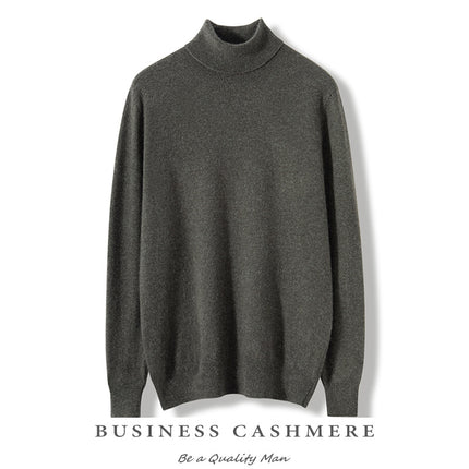 Cashmere Turtleneck Sweater / Pull Cachemire Col Haut