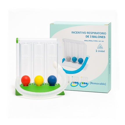 Breathing trainer three ball instrument student lung capacity trainer lung function exercise rehabilitation equipment physical measuring instrument