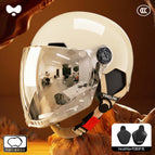 One size fits all / 3c moon shadow white [electroplated long mirror] heatmax all-season detachable ear protection