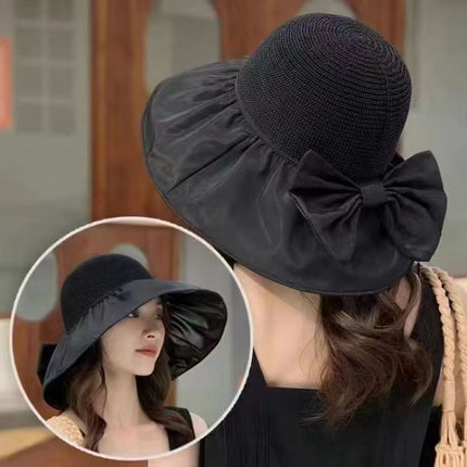 Foldable Storage Vinyl Fisherman Hat Women's Anti-Uv Upf50+ Sun Protection Hat Covering Face Large Brim Summer Sun Hat