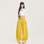 Vibrant yellow trousers / XS