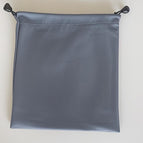 Drawstring waterproof bag with closure (grey) / Standard