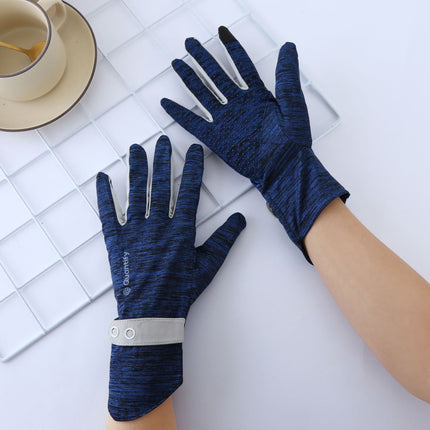 Sun Protection Gloves for Men, Anti-Slip, Touch Screen, Ice Silk, Summer Cycling, Outdoor Fishing, Anti-Uv, Touch Screen Compatible