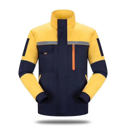 Spring, Autumn and Winter Seasons Long-sleeved Work Clothes suit Dirt-resistant Wear-resistant Work Clothes Factory Clothes Auto Repair Work Clothes Labor Insurance Clothes