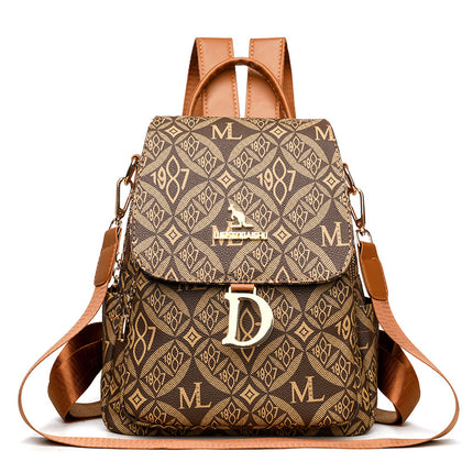 2024 new large-capacity commuter leisure travel backpack fashion lightweight bag high-end shoulder bag a generation of hair