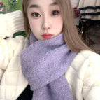 Blended wool scarf purple / 165