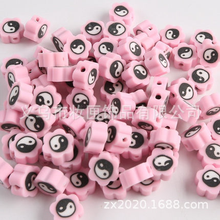 100 a pack of cross-border fruit soft pottery loose beads clay beads diy Amazon material bag accessories mobile phone
