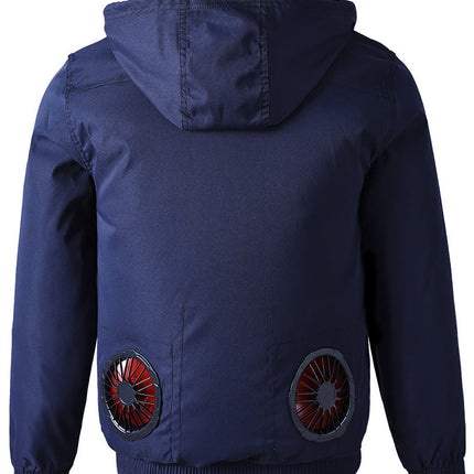 Summer Cooling Air-Conditioned Clothing, Heatstroke Prevention and Cooling, Construction Site Workers' Labor Protection Workwear, Same Style Outdoor Welder Clothing for Men and Women
