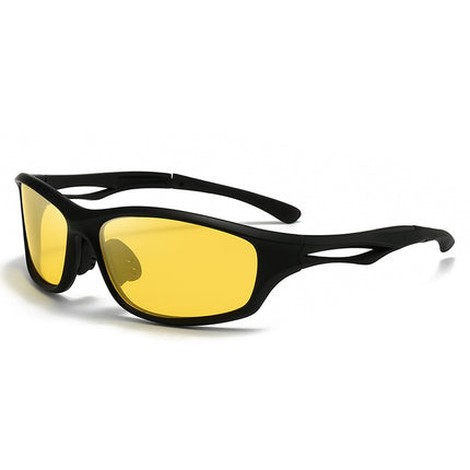 New Fashion Sports Polarized Sunglasses Men's Driving Outdoor Riding Night Vision Glasses European and American Cross-border Sunglasses
