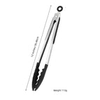 12inch❁Black silicone clip [opp bag]
