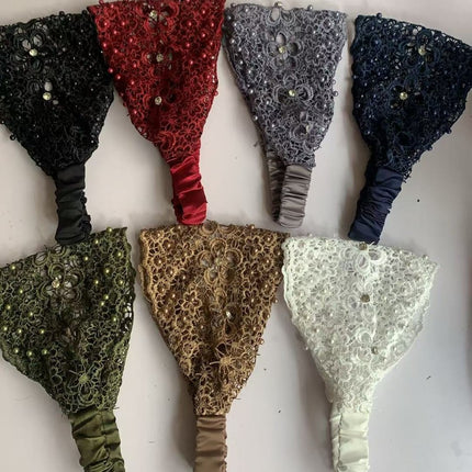 Cross-border Explosions Hollow Hair Band Nail Beads Shake Voice Internet Celebrity Wide-brim Pressing Hair Covering White Hair Headband Female Headwear Headband Hair Band