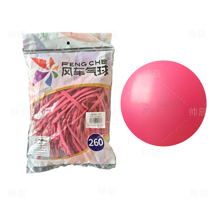 Windmill 260 long matte thickened Magic long balloon Street selling woven shape strip 260 windmill balloon