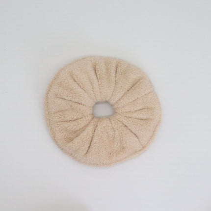 New cross-border microfiber towel ring super soft double plush large intestine hair ring coral fleece absorbent headband hair accessories
