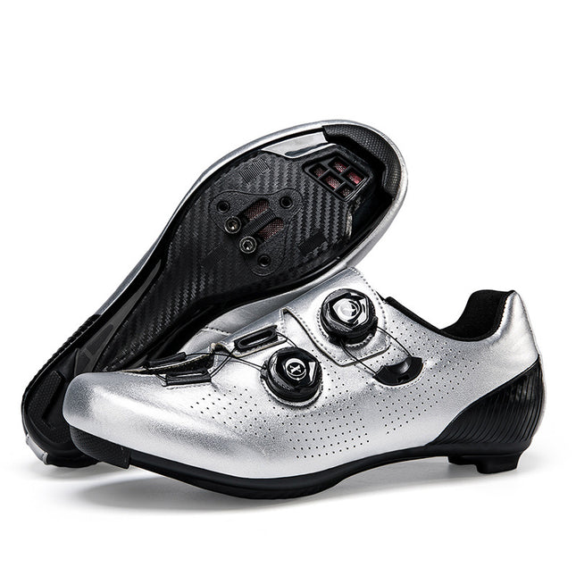 Cross-border New Road Car Lock Shoes Hard Bottom Bike Shoes suit Breathable Lockless Cycling Shoes Men's Mountain Bicycle Shoes