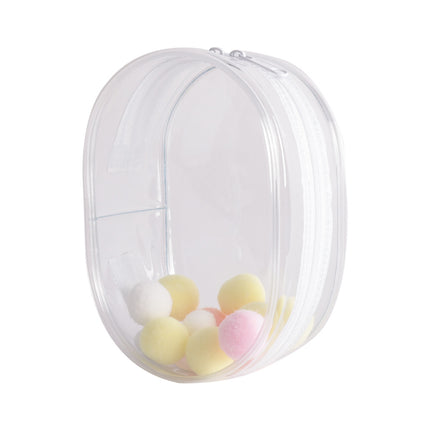 13cm Out Walking Baby Bag PVC Transparent Bag Doll Aid Cotton Doll Display Storage Bag Doll Pendant
