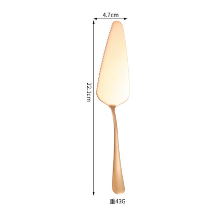 Cross-border Stainless Steel Cake Knife Shovel suit Kitchen Pizza Cutter Creative Baking Household Cream Shovel Knife Gift Box