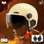 One size fits all / 3c mocha apricot [short external double mirror] heatmax all-season detachable ear protection