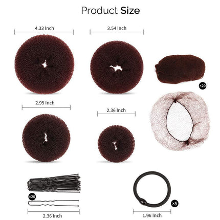 New Variety of Hair Styling Tools Set, Hairpins, Bun Hair Braiding Tools, Bridal Hair Accessories, Braids